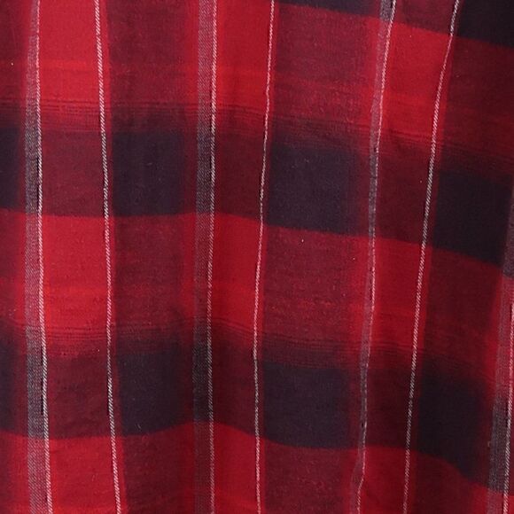 ELIXIR RED FLANNEL BUTTON DOWN LONG SLEEVED MENS SHIRT SIZE XL - Picture 7 of 7